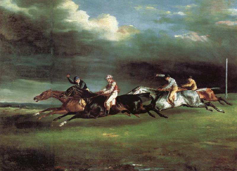 Theodore Gericault The Derby at epson China oil painting art